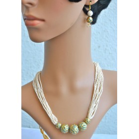 Pearl Necklace Set